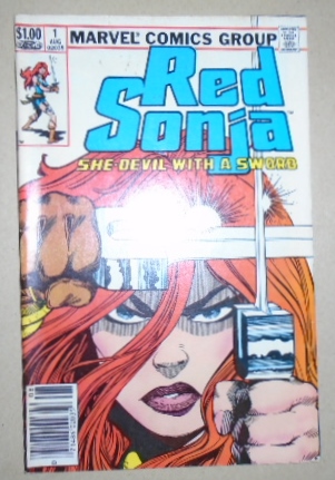 RED SONJA: SHE-DEVIL WITH A SWORD #1 COMIC BOOK for sale - August 1963